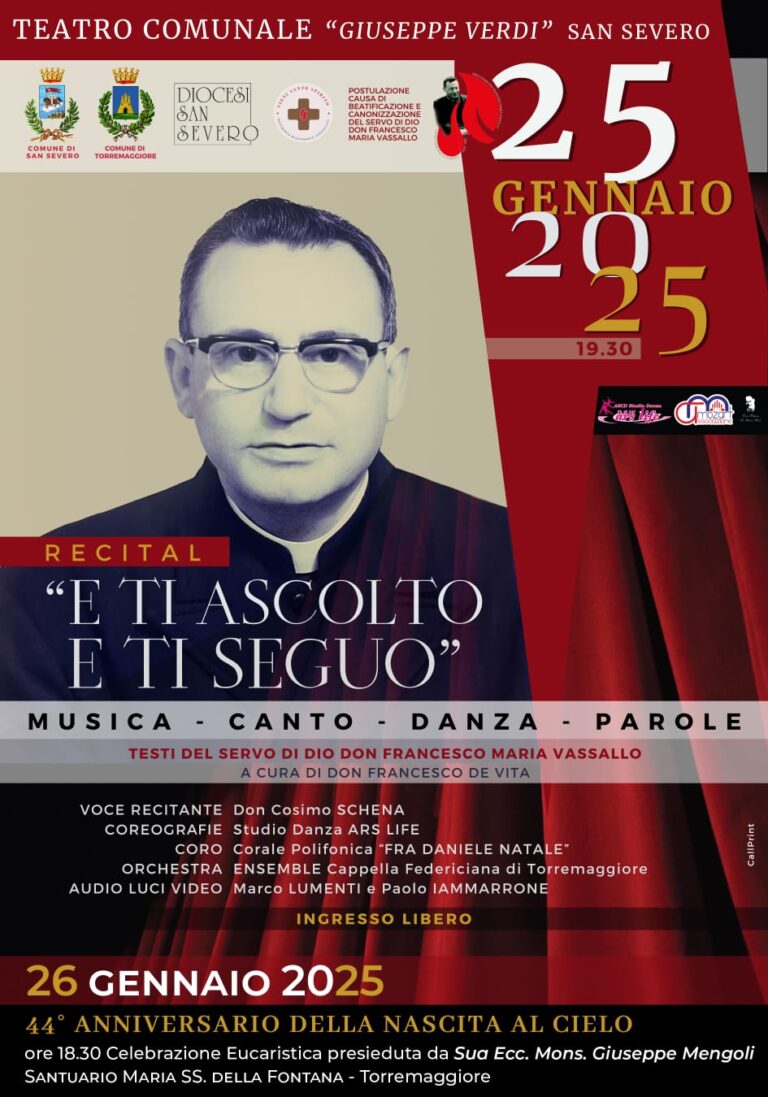 Centenario della nascita del servo di Dio don Francesco Maria Vassallo
