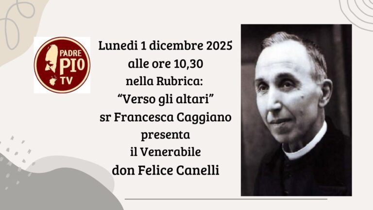 Preghiera in comunione con il Venerabile Don Felice Canelli